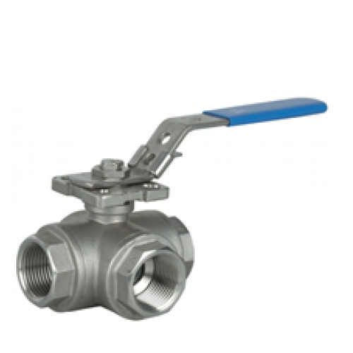 Купить шаровый кран трехходовой нержавеющая сталь Dn8-65 Pn63 BSP NPT ...